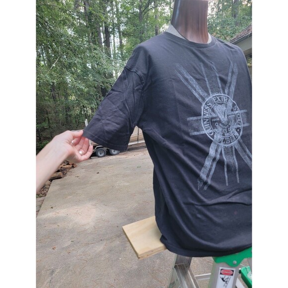 Guinness Extra Stout, Dublin Ireland, black T-Shirt XL/ 2X, original Guinness - Picture 11 of 12